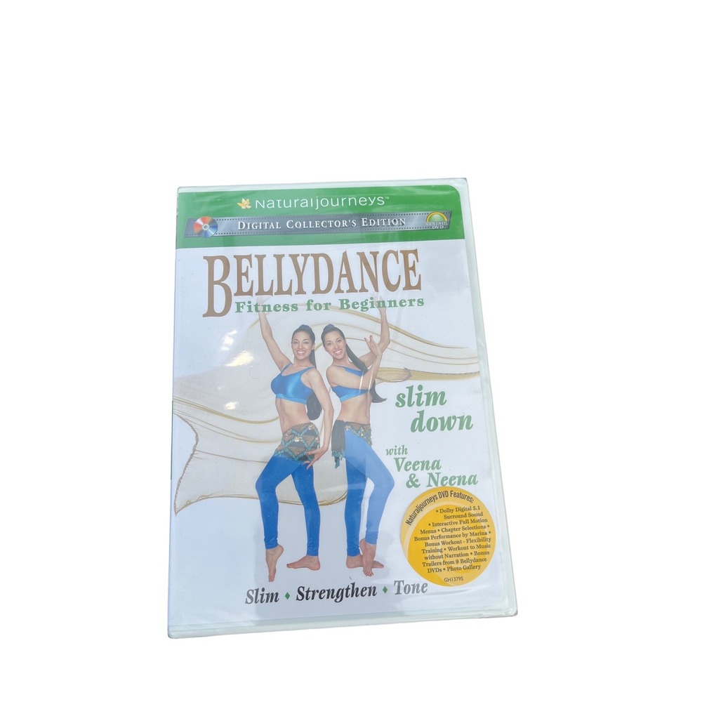 Natural Journeys Bellydance Fitness for Beginners Slim Down DVD Veena Neena 2003